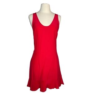 Amanda Uprichard Bold Red Silk Dress NWT